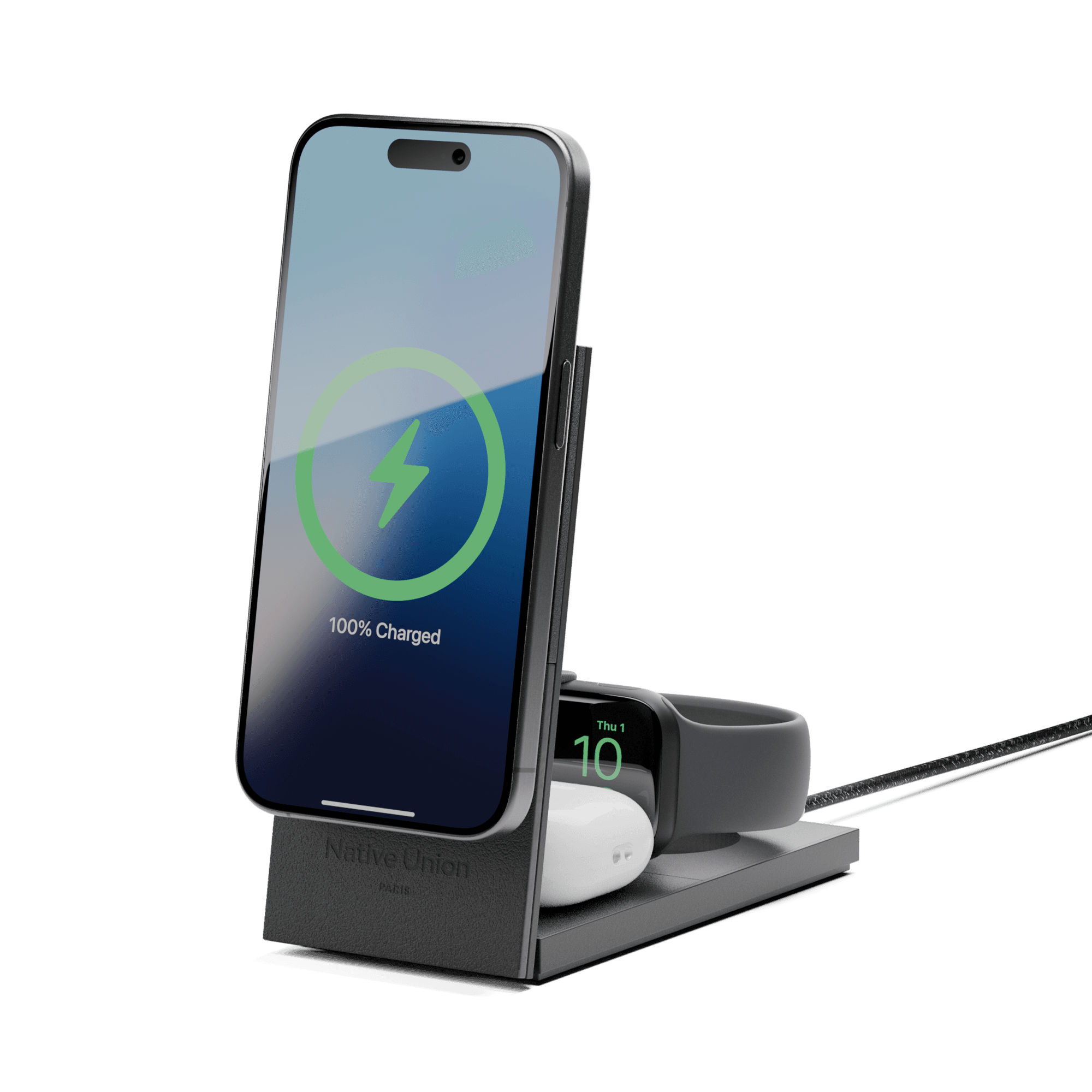 Rise 3-in-1 Magnetic Wireless Charger