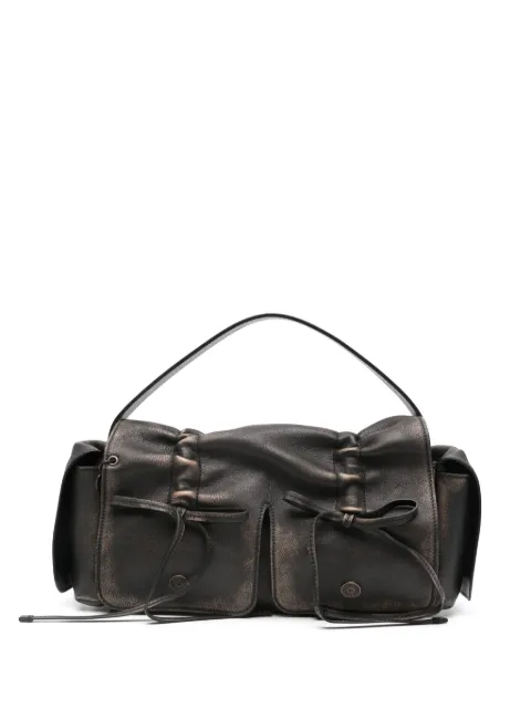 Multipocket Leather Tote Bag