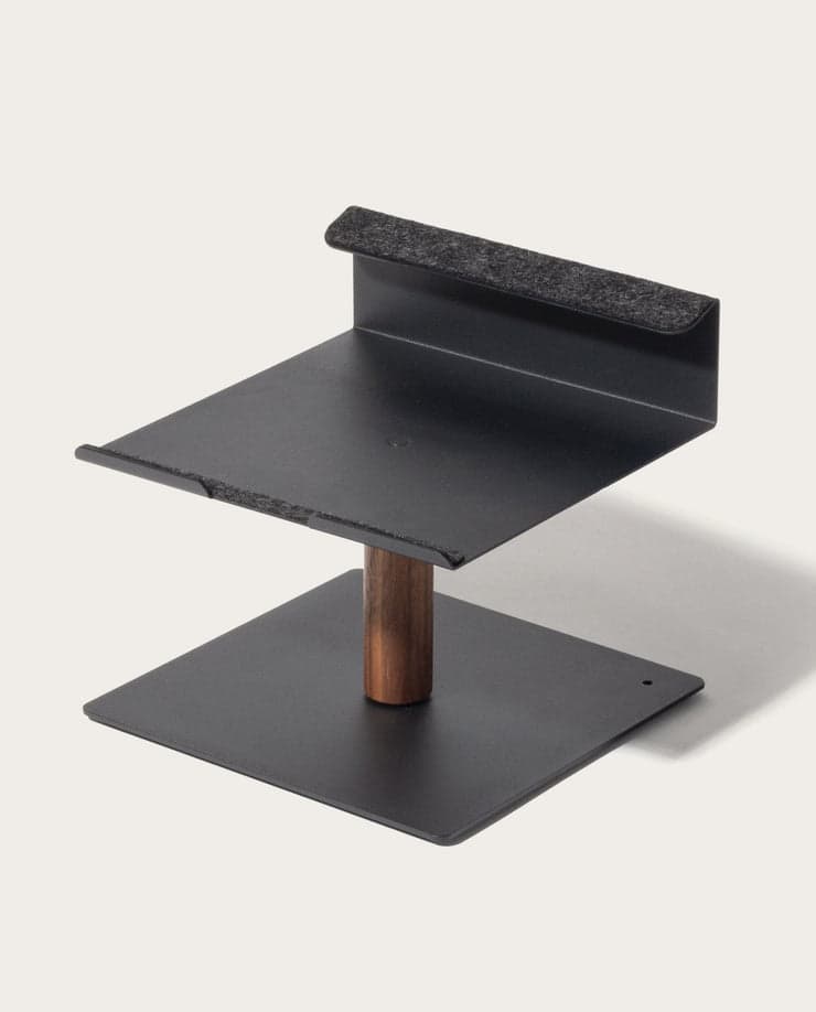 Gather Laptop Stand (Black/Walnut)