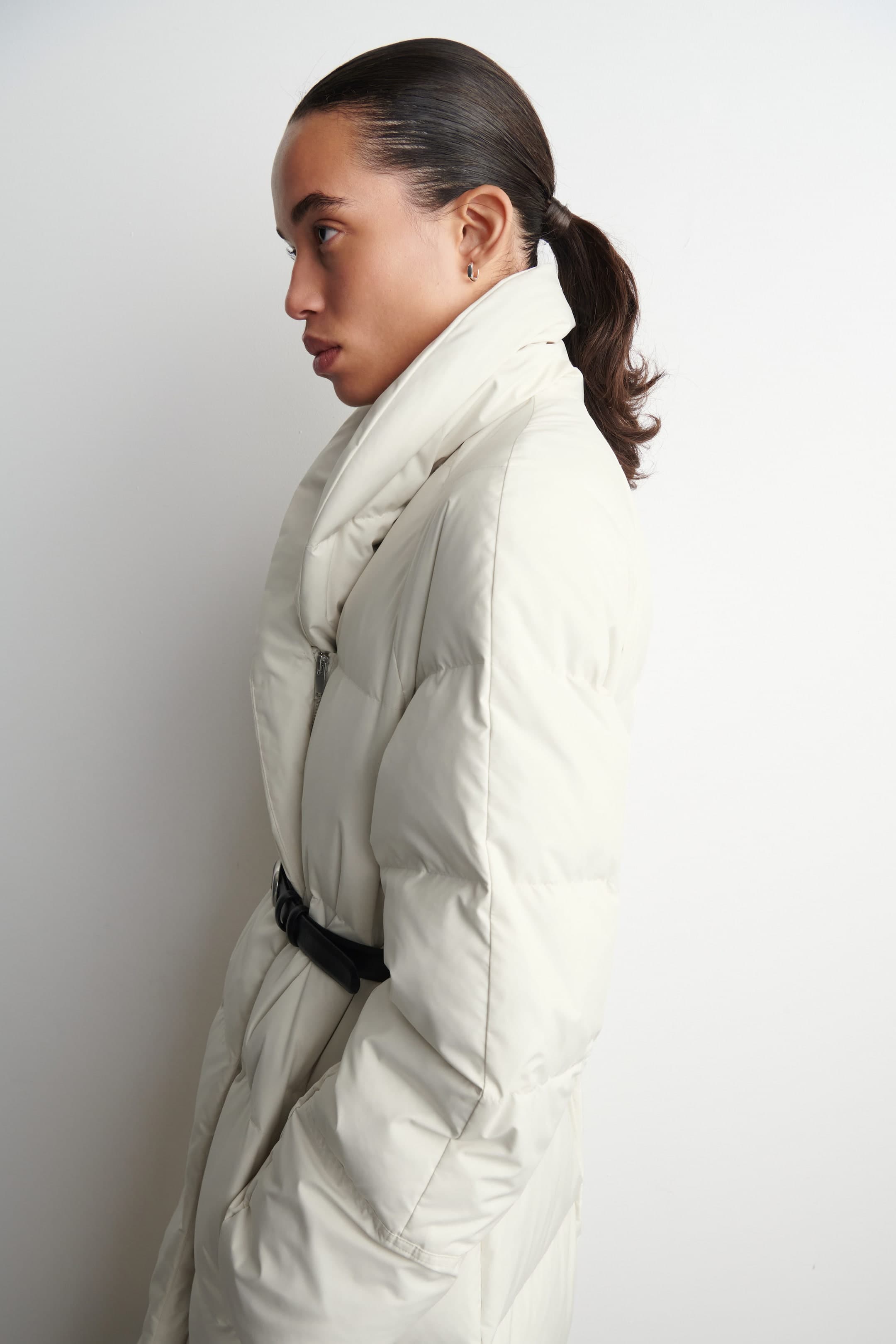 Hooded Long Puffer Coat