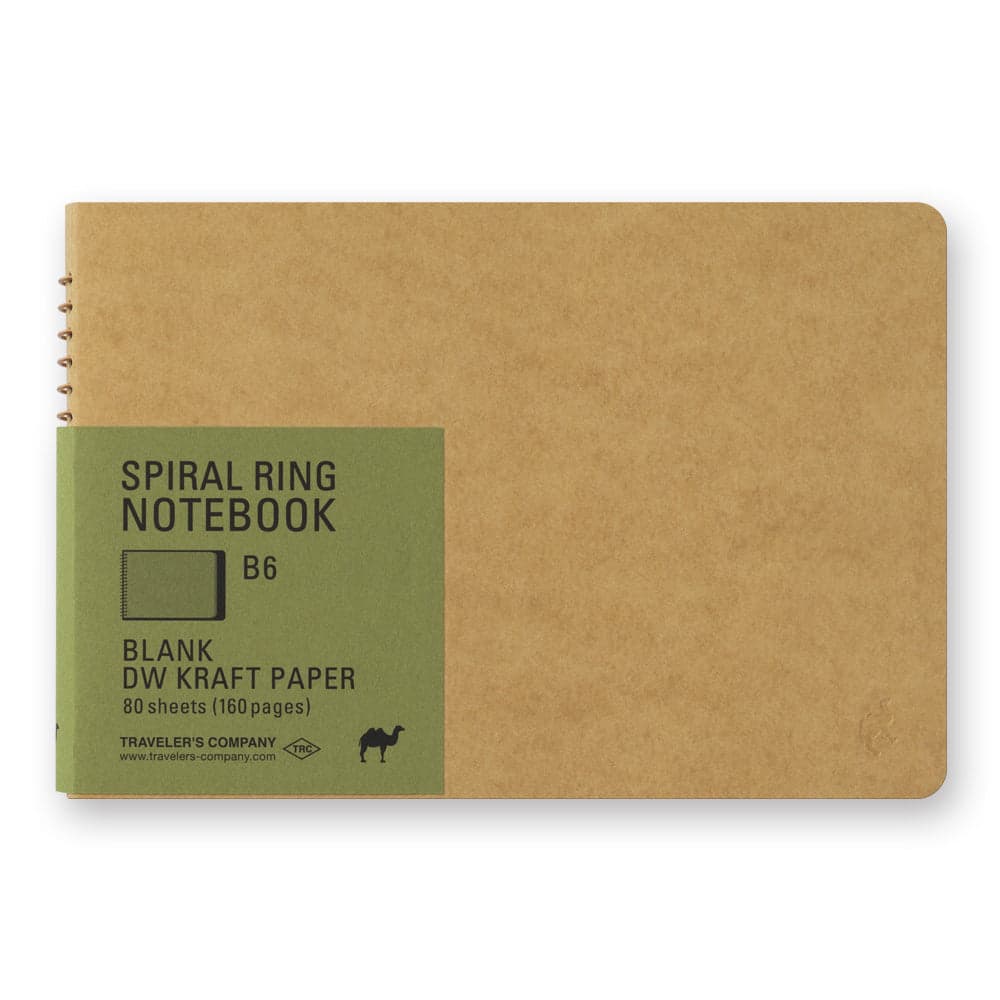 SPIRAL RING NOTEBOOK (B6) DW Kraft Paper